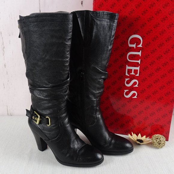 guess mid calf boots